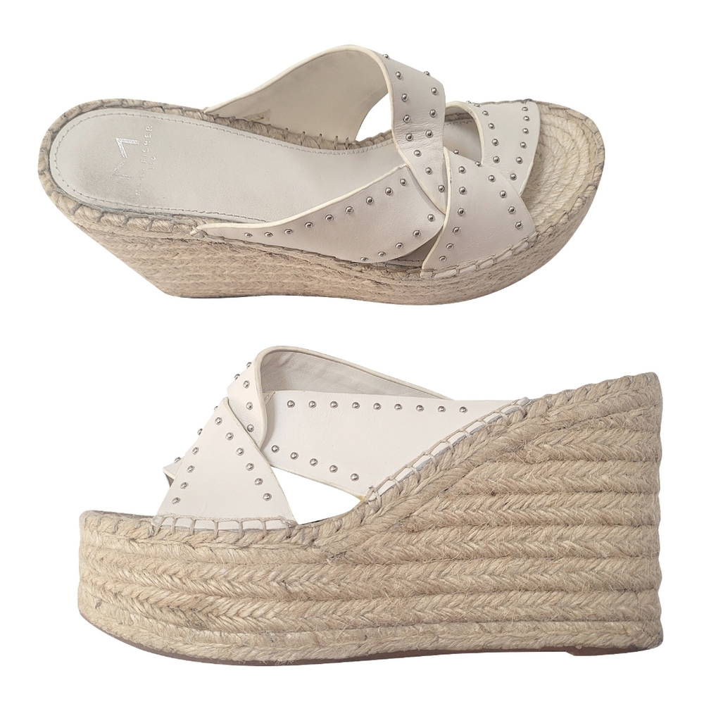 Marc Fisher "Angelina" Espadrille Wedges Size 8M